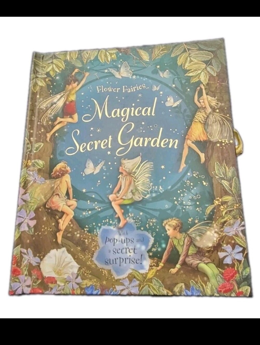 Flower Fairies Magical Secret Garden Hardcover Pop-Up Book Whimsy New HC